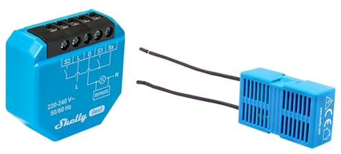 SHELLY Unterputz-Schalter 2L Gen3, 2-Kanal, WLAN, Bluetooth, 2 Stück