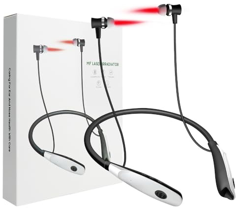 Aurivo Rehears Tinnitus Infrarot OhrstöPsel, 2-in-1 Rotlichttherapiegerät für Nase Ohren zur Tinnitus Linderung