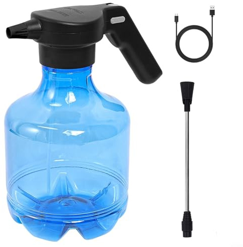 Efficient 3 5L Bomba pulverizadora de agua de mano con varilla extendida para aplicaciones de jardinería (azul)