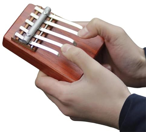 Anfänger-Kalimba 5-Noten-Kalimba-Daumenklavier Tragbare Akazienholzkarte Geeignet Für Anfänger-Tasteninstrument