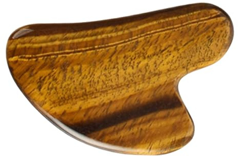 TOYANDONA Schabeplatte Aus Tigerauge Heimmassagegerät Massagebrett Mit Ergonomischem Design Gua-sha-werkzeug Für Schmerzlinderung Abgerundete Kanten Für Sicheren Gebrauch
