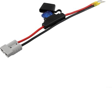 Cavo di prolunga 8 AWG 50 Amp 300 mm con fusibile 60A per connettori Anderson, cavo bipolare automobilistico per connessioni batteria e pannelli solari