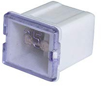 UKCable-Ties J Case Low Profile Fuses - 25 Amp Jcase Cartridge Low Profile Car Auto Cable Fuse