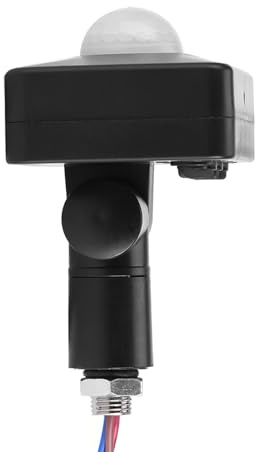 Sensore di Movimento, rilevatore di sensore da Esterno Piccolo a infrarossi 110-240 V, Impermeabile per Uso Notturno con luci per modulo sensore Cortile