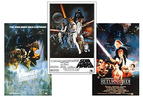 Close Up Star Wars Posterset Filmplakat Episode 4-6 US Size (68,5cm x 101,5cm)