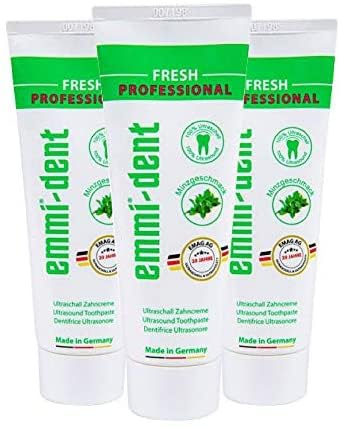 Emmi-dent Ultrasonic Toothpaste with Nano-Bubbles (Fresh, 3 Pack)