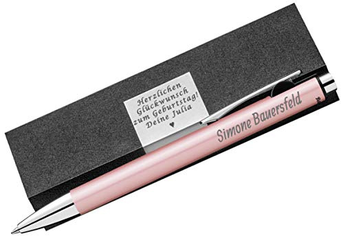 Pelikan - Kugelschreiber Metallic Rosegold inkl. Box und Gravur als Geschenk & Wunschsymbol Snap® Metallic K10 Rosegold FS PS52-3
