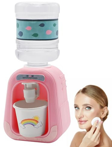 Iceten Fun Water Dispenser - Mini Water Dispenser Nail Polish Remover Bottle Dispenser for Nail Varnish Remover & Makeup Remover Nail Art Tool（pink）