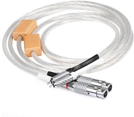 ALNHY Câble Audio Femelle 7N Câble De Signal Audio D'interconnexion HIFI Câble Équilibré For Amplificateur CD(0.5 Meters)