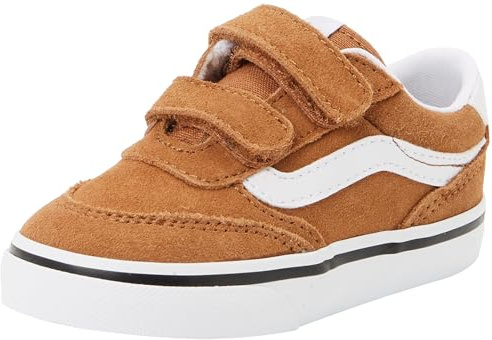 Vans Brooklyn LS V, Zapatillas Niños, Gwt - Suede Chipmunk, 24 EU