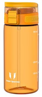 Super Sparrow Borraccia Bambini - 500ml - TouchSip Sportiva Bottiglia - Tritan Senza BPA, a Prova di Perdite - Borracce con Cannuccia Ideale per Scuola e Sport