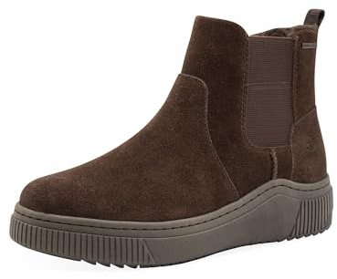 TAMARIS dam Comfort WL Boot Duo-tex snöstövlar, Mocca, 40 EU, Mocca, 40 EU