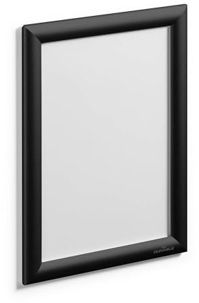 DURABLE - Cadre clipsable en aluminium A4 - Pour l'affichage de vos documents - Fixation adhésive et vis inclus - 1 pièce