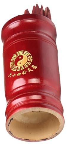 ORFOFE Chinesisches Wahrsagestäbchen Mit Aufbewahrungsbecher Für Chinesische Weissagungsspiele Tragbares Orakelspiel Für Familie Und Freunde