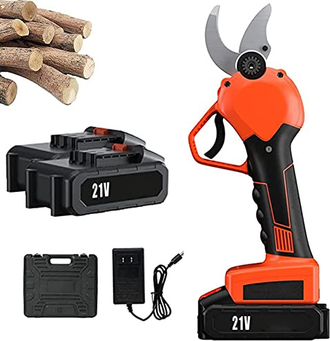 VGVSBG Cesoie elettriche per potatura da Giardino per frutteto Cesoie elettriche Professionali Diametro di Taglio 30 mm/1,2 Pollici Batteria al Litio Ricaricabile 2 PE