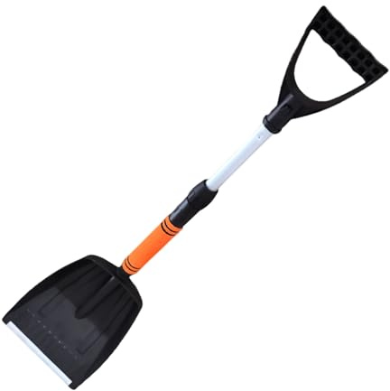 Pala da neve per auto, raschietti da 71-86 cm, pala da neve compatta con impugnatura, per camion, SUV, motoslitte, ATV, parabrezza, finestra, campeggio