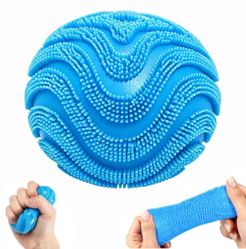 Giocattolo Antistress Fuzzball Fidget, Palla Antistress Fuzz Ball, Palla Squishy Fuzz Ball, Giocattolo antistress Fuzz Ball, per alleviare l'ansia e lo stress, per Adulti, Adolescenti (A)