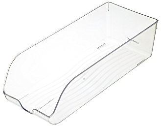 KitchenCraft Fridge-Safe Plastic Drinks Can Storage Box, 34.5 x 14 x 9.5 cm (13.5 x 5.5 x 3.5) - Transparent