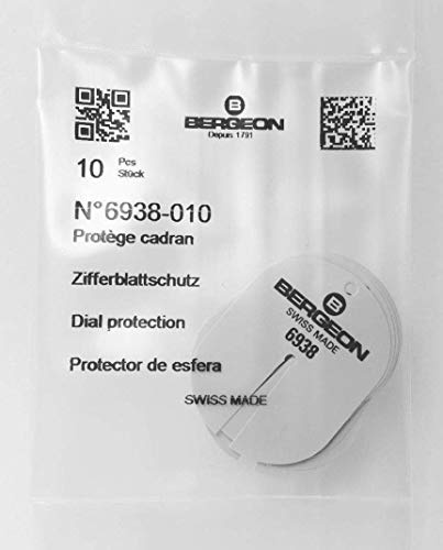 Bergeon 6938 Lot de 10 protections de cadran de montre pour chronographe
