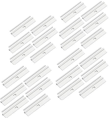 YINSONG Vertikaljalousie Zubehör - Rollo Vertikal Jalousie Aufhänger, Weiß, 24 Pcs