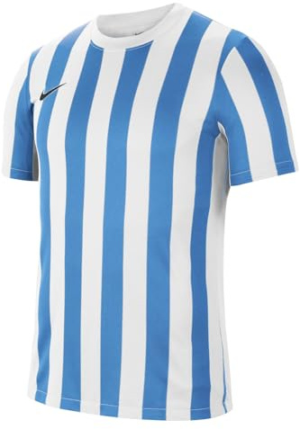 Nike, Dri-Fit Division IV, Jersey De Manga Corta, Blanco/Universidad Azul/Negro, M, Hombre