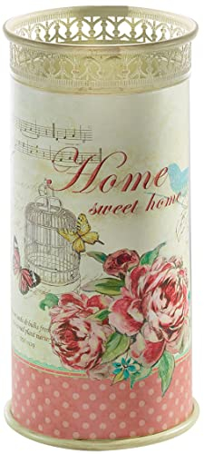 Romantischer Schirmständer aus Metall mit Rosendekor von kobolo