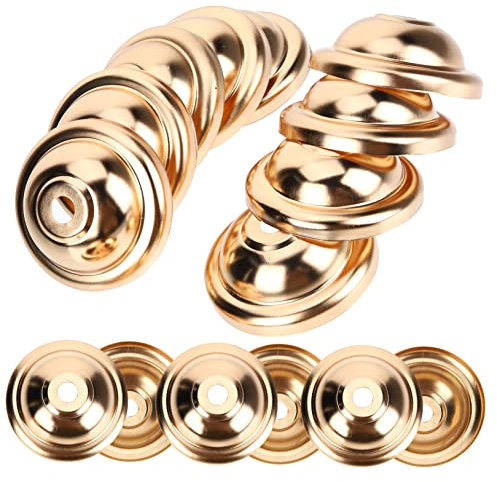 OSALADI 10piezas Bandeja Porta Lámparas De Metal Para Iluminación Decorativa Cubierta De Techo Junta Para Lámpara Led