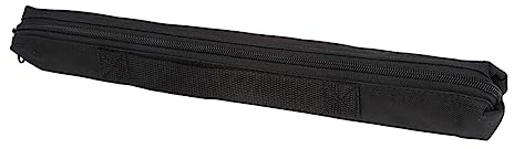 Schwarze Flöten Tragetasche aus Oxford Gewebe, Portable Aufbewahrungstasche | Querflötentasche, Reißverschluss Design, Leicht zu Tragen, Passend für Blockflöten