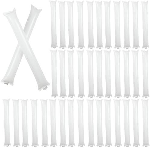 Encouraging Noise Maker Sticks - Inflatable Rods For Colorful Toys That Brighten 40 Pieces | Noise Makers Party Favors Encouraging Stick For Parties, Rum Stick