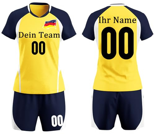 Benutzerdefiniertes Volleyball Trikot mit Name und Nummer des Teams für Mädchen und Frauen Volleyball Shirt Personalisiert