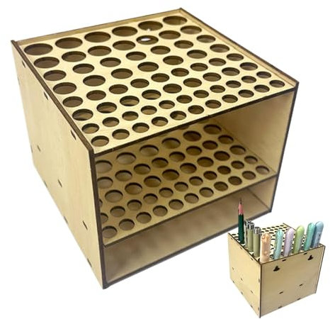 Organizer per pennelli – portapenne spento, supporto orizzontale per