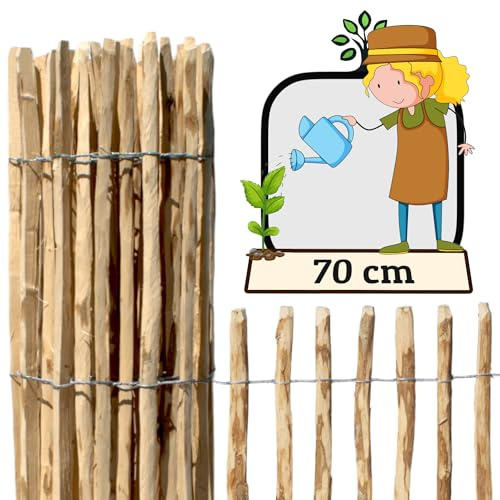 Tream Staketenzaun verschiedene Variationen (5m x 70cm Höhe)