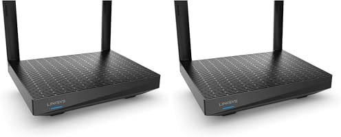 Linksys MR7350 Dual Band Mesh WiFi 6 Router (AX1800) - Works with Velop Whole Home WiFi System - Wireless Internet Gaming Router with MU-MIMO, Parental Controls, Guest Network Via App (Pack of 2)