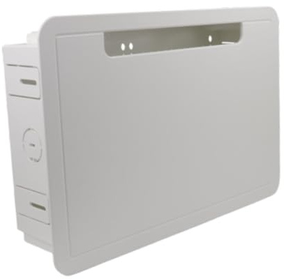 Sharplace 9 inch TV Media Boxes Cable Management Kit Outlet and Network Enclosure Recessed Tv Case Wall Plate High Reliability