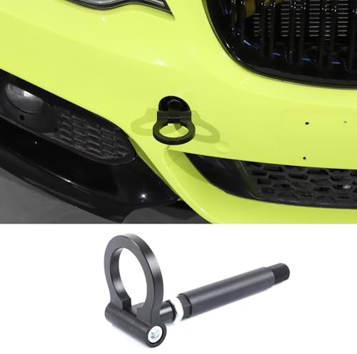 Gancio di traino per auto 2014 – 2019 auto 2 serie pista stile trailer anello gancio paraurti anteriore traino anello auto lega di alluminio anello anello di trazione in acciaio al carbonio