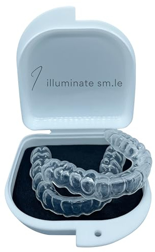 Teeth Whitening Trays Moldable - Custom Made DIY Home Dental Impression Kit with Reservoir - Long Lasting, BPA Free Teeth Whitening Kit for Whitening Teeth Bleaching, Fits Perfectly to Each Tooth