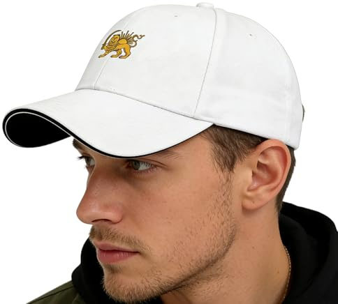 Cappello da Camionista da Uomo, Traspirante, Regolabile, Cappello da Baseball, per Donne e Uomini, Uso Quotidiano, Campeggio, Escursionismo, Golf, Ciclismo, Sport all'aperto, Bianco
