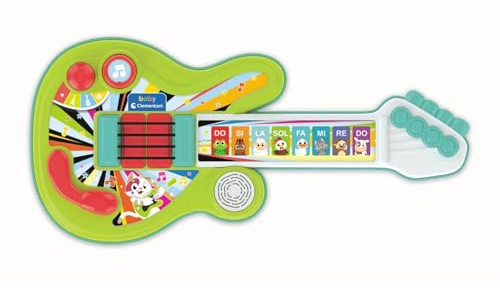 Clementoni Baby - Chitarra degli Animali, Strumento Musicale Elettronico 18+ Mesi, 3 modalità di Gioco E 8 Tasti Interattivi, Sviluppa Coordinazione E creatività, 17978