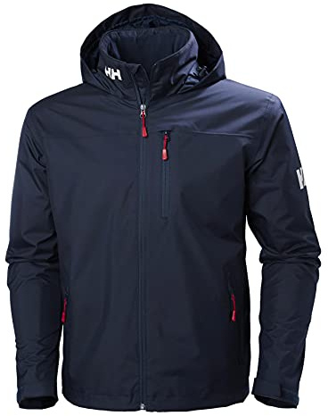 Helly Hansen Herren Crew Midlayer Jacke mit Kapuze, Marineblau, XL
