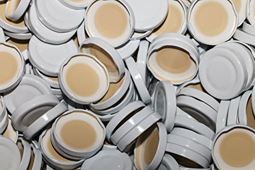 AE-GLAS - 10-75 tappi per bottiglie per il latte, tappi twist-off per bottiglie di vetro con una bocca da 48 mm, bianchi (15 pezzi)