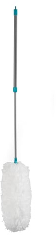 Beldray General Cleaning Telescopic Duster, 110 Cm Extendable Handle | Microfibre Polyester Head, Flat Profile For Under Furniture, Non-Abrasive For Hard Surfaces, Durable Iron Pole