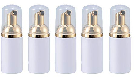 FSSTUD 5 Stück Plastik Schaumspender Seifenspender Sprühflasche Pumpflasche Spenderflasche Flasche für Kosmetik 30ml