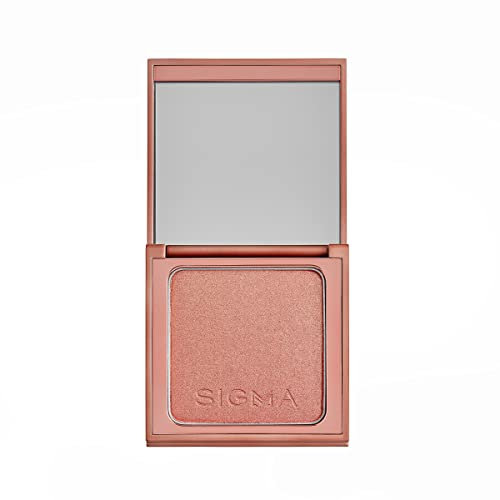 Sigma Beauty Peachy Gold Metallic Blush Palette - Long Lasting Blush Pressed Powder - Gluten Free, Cruelty Free, Vegan Makeup Palette - Tiger Lily