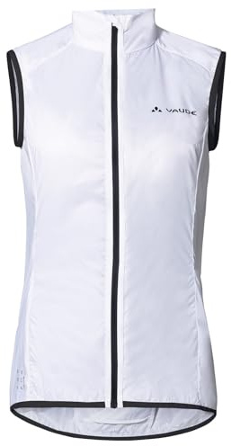 VAUDE Dammatera Air Vest – andningsbar damvindväst gjord av återvunna material för cykling med bakficka