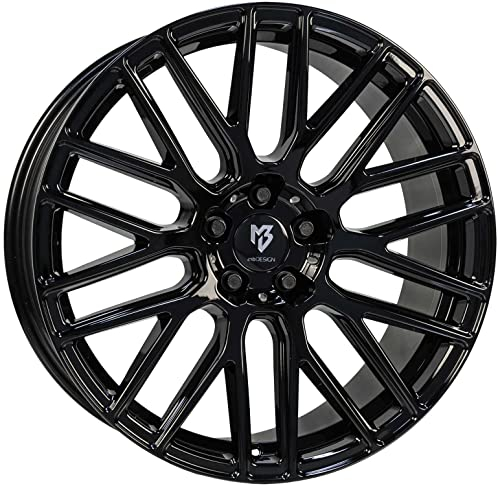 MB Design Felge KV4 8.5Jx19 ET26 5x112 Glanzschwarz kompatibel mit Mercedes-Benz c C CLC CLK CLS E EQC 400 4matic EQS GLC S SL SLK 5
