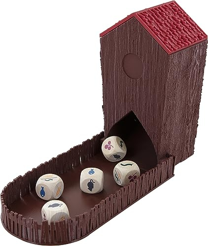 Feldherr Würfelturm Dice Tower Vogelhaus kompatibel mit Flügelschlag - Der Hingucker auf dem Spieltisch - Stabiler Ersatz für Papp-Vogelhäuschen