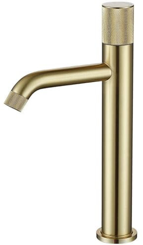 Wasserhahn Sitzender Waschbeckenhahn, Vollkupfer-Badezimmer-Wc, Einloch-Heiß- Und Kaltmischhahn