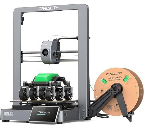 Creality Ender 3 V3 3D Drucker, 600 mm/s hohe Geschwindigkeit mit dem gesamten Metallbau, Neuer CoreXZ mit Dual Gear Direct Extruder, 60W 300 ℃ Hotend, Auto Leveling DIY 3D Drucker, 220×220×250mm