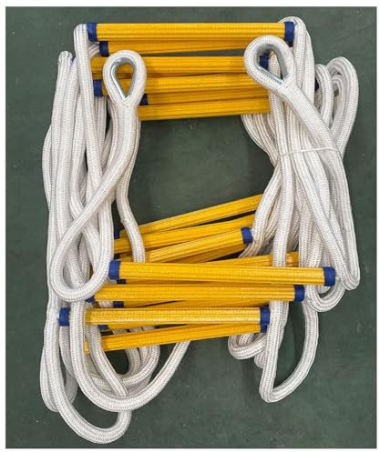 Rettungsleiter – Feuerleiter, kompakte, leichte Strickleiter, weiche Notfallleiter for Kinder und Erwachsene, for Zuhause, Fenster, Balkon, Geländer, Baumhaus (Size : 30M)