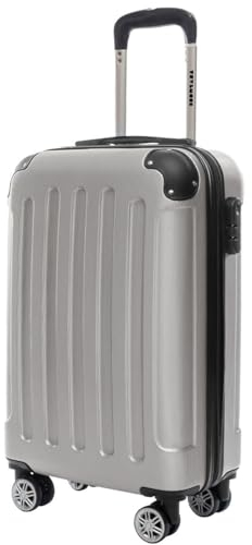 TRVLMORE Handgepäck Koffer 55x40x20cm, Koffer & Trolleys, Reisekoffer mit Rollen, Handgepäck Trolley 55x40x20, Hartschalenkoffer Klein, Koffer Handgepäck 55x40x20 Leicht, Trolley Handgepäck Champagner